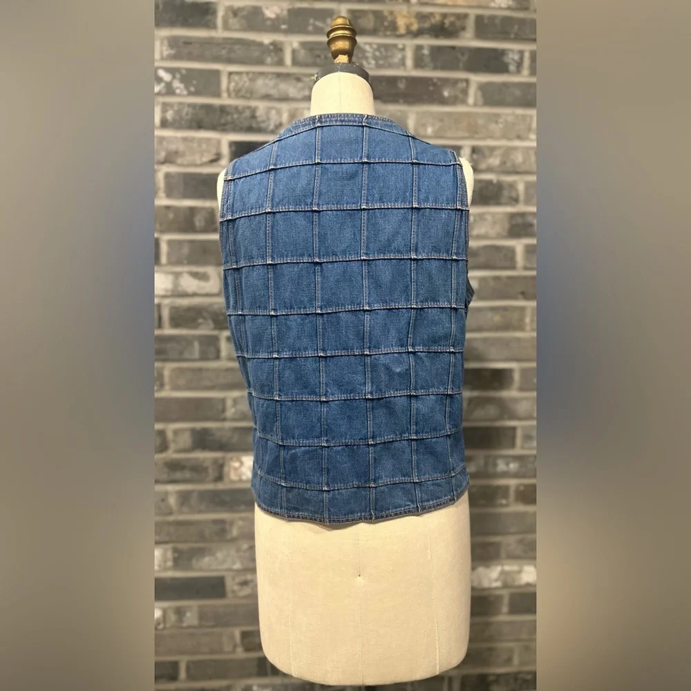 Vintage Jandy Jeans Denim Vest - Picture 3 of 10
